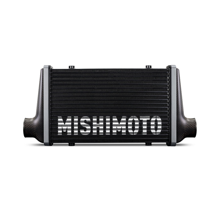 Mishimoto MMINT-UCF-M4B-S-BK MMINT-UCF, Matte Tanks, 450mm Black Core, Straight, Black Anodized V-Band - Truck Part Superstore