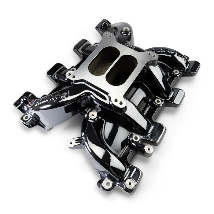 Edelbrock 71187-BP Performer RPM Small Block Chevy LS1 Intake Manifold Only, Black Plasma finish - Truck Part Superstore
