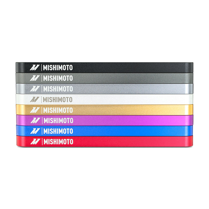 Mishimoto MMINT-UCF-M4B-S-BK MMINT-UCF, Matte Tanks, 450mm Black Core, Straight, Black Anodized V-Band - Truck Part Superstore