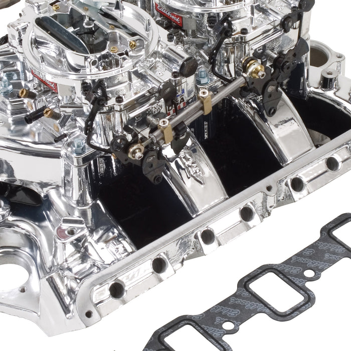Edelbrock 20374 Engine Intake Manifold / Carburetor Kit - Truck Part Superstore