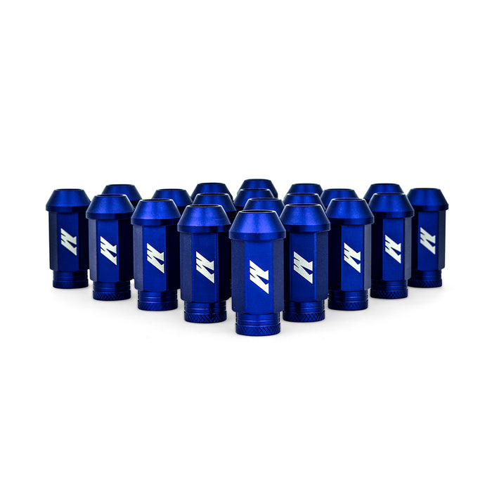 Mishimoto MMLG-125-20LBL Mishimoto Aluminum Locking Lug Nuts M12x1.25, 20pc Set, Blue - Truck Part Superstore