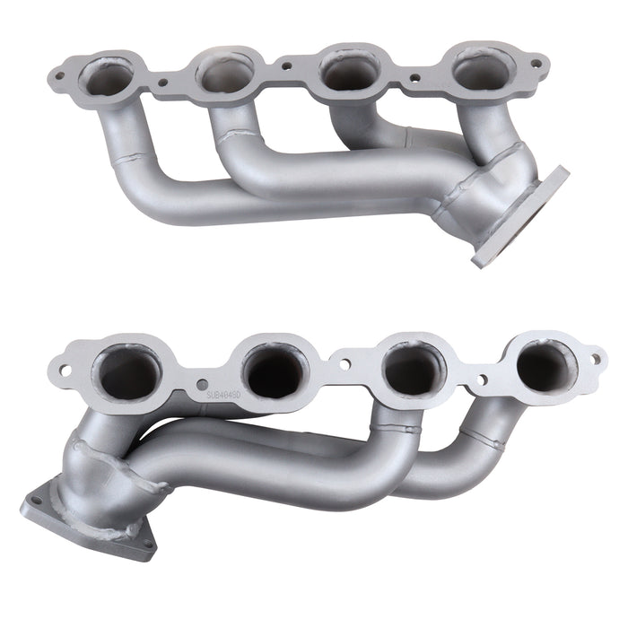 BBK Performance Parts 4048 2019-2022 Chevy GM Truck 5.3L 6.2L 1-3/4 Shorty Headers (TITANIUM CERAMIC) - Truck Part Superstore
