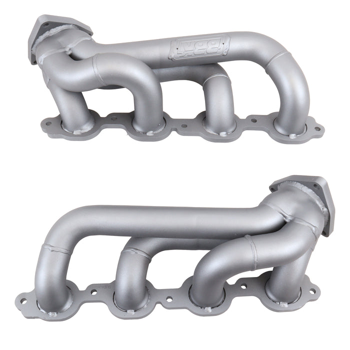 BBK Performance Parts 4048 2019-2022 Chevy GM Truck 5.3L 6.2L 1-3/4 Shorty Headers (TITANIUM CERAMIC) - Truck Part Superstore