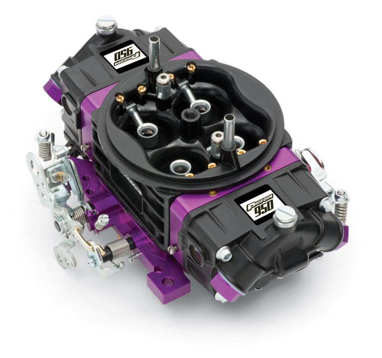 ProForm 67304 Black Race Series Carburetor 950 CFM Mechanical Secondary Black/ Purple Proform - Truck Part Superstore