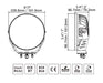Go Rhino 750800711DRS Available in 9” and 7” diameters both with daytime running ligh trings included. - Truck Part Superstore