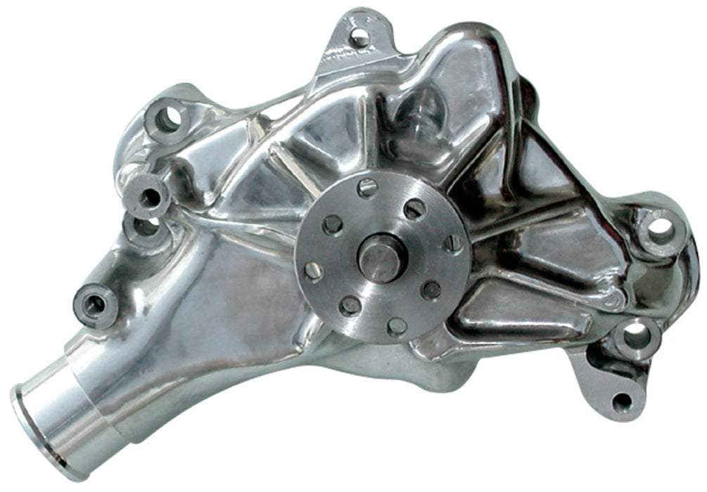 ProForm 67264 Engine Water Pump Mechanical Long Style High Flow Model Polished SB Chevy Proform - Truck Part Superstore