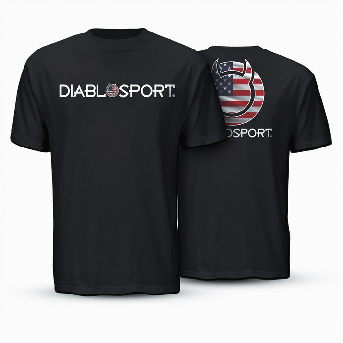 DiabloSport G1062 Shirt; USA Flag; Gray; Medium; - Truck Part Superstore