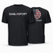 DiabloSport G1061 Shirt; USA Flag; Gray; Small; - Truck Part Superstore