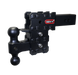 GEN-Y Hitch GH-2423X PHANTOM-X 2.5" Solid Shank 5" Drop 1.6K TW 16K Hitch Dual-Ball & Pintle Lock - Truck Part Superstore