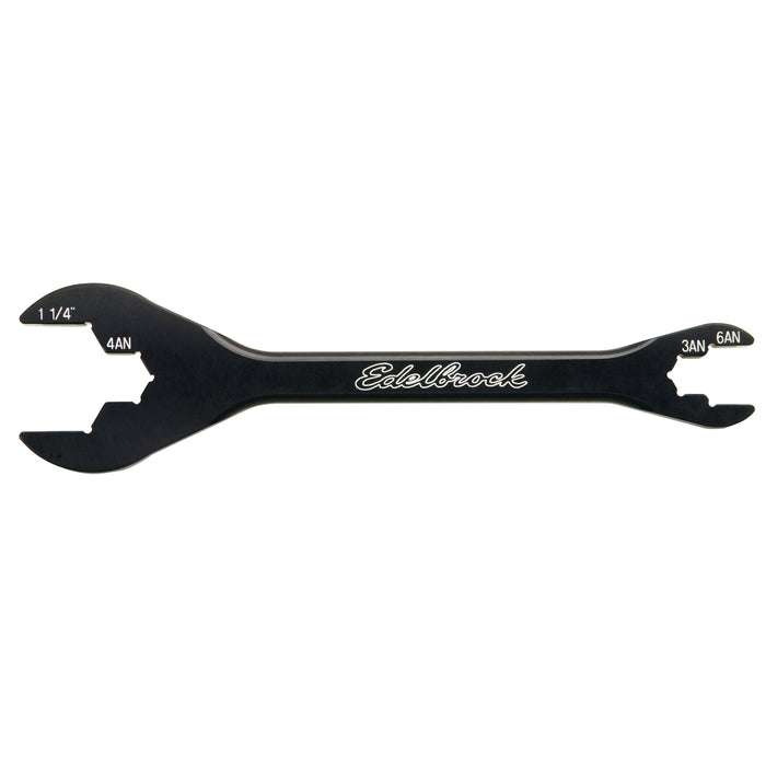 Edelbrock 76504 EDELBROCK BOTTLE NUT COMBO WRENCH FEATURING 3AN, 4AN, 6AN & 1-1/4" - Truck Part Superstore