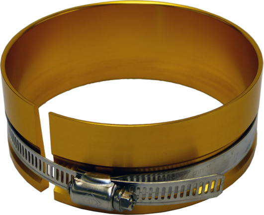 ProForm 66767 Adjustable Piston Ring Compressor Tool Unit has a 4.125-4.205 Inch Bore Range Gold Anodized Aluminum Proform - Truck Part Superstore