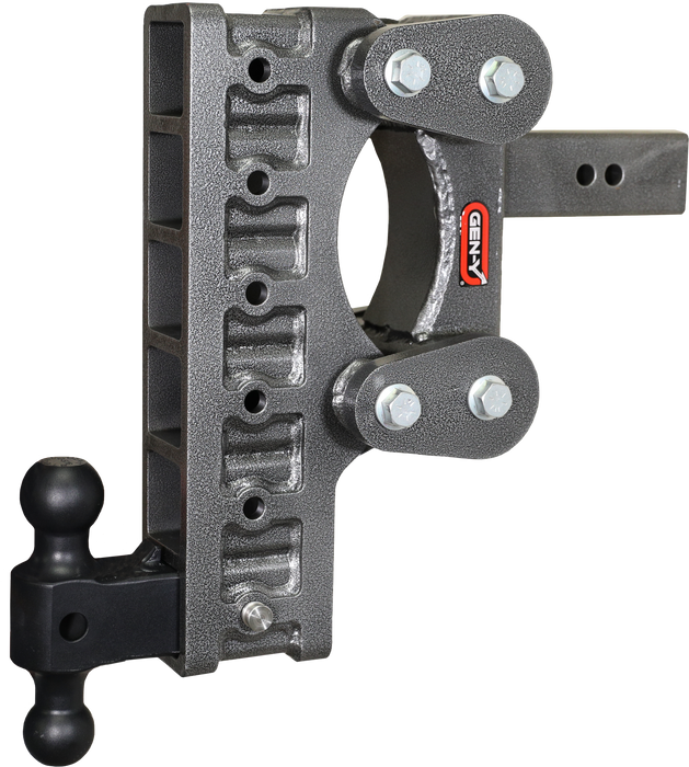 GEN-Y Hitch GH-1316 The BOSS TORSION-FLEX 2.5" Shank 12" Drop 2.4K TW 21K Hitch & GH-061 Dual-Ball - Truck Part Superstore