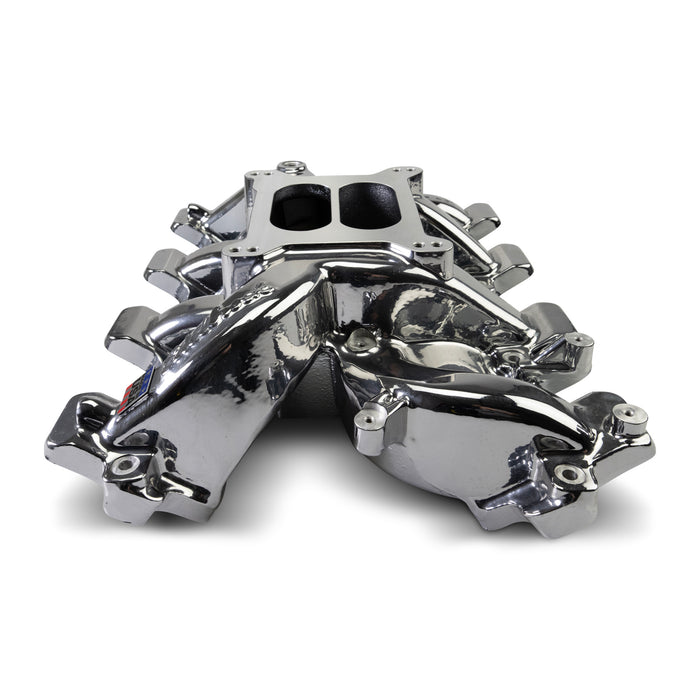 Edelbrock 71187-CP Performer RPM Small Block Chevy LS1 Intake Manifold Only, Chrome Plasma finish - Truck Part Superstore