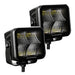 Go Rhino 750400321FCS Blackout Series Lights - Pair of 3x3 Cube Flood Light Kit - Truck Part Superstore