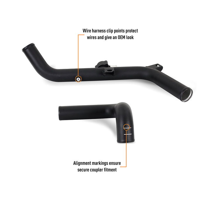 Mishimoto MMICP-BR27-21USBK Performance Intercooler Pipe Upgrade Kit, Fits Ford Bronco 2.7L 2021+ - Truck Part Superstore