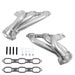 BBK Performance Parts 40400 2006-10 CHARGER CHALLENGER 3.5L SHORTY EXHAUST HEADERS (POLISHED SILVER CERAMIC) - Truck Part Superstore