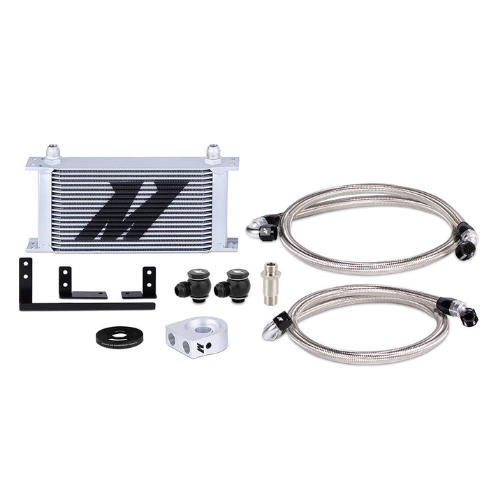Mishimoto MMOC-MIA-19 Oil Cooler Kit, fits 2019+ Mazda Miata ND2, Silver - Truck Part Superstore