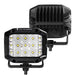 Go Rhino 750300323FCS Bright Series Lights - Pair of 4x3 Sideline Cube Flood Light Kit - Truck Part Superstore