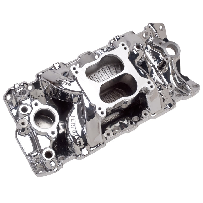 Edelbrock 26014 Edelbrock Performer Air-Gap Intake Manifold For Chevrolet 262-400 Small-Block V8 - Truck Part Superstore