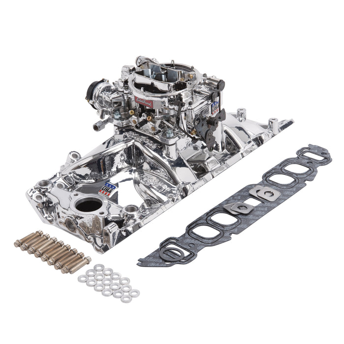 Edelbrock 20624 Engine Intake Manifold / Carburetor Kit - Truck Part Superstore