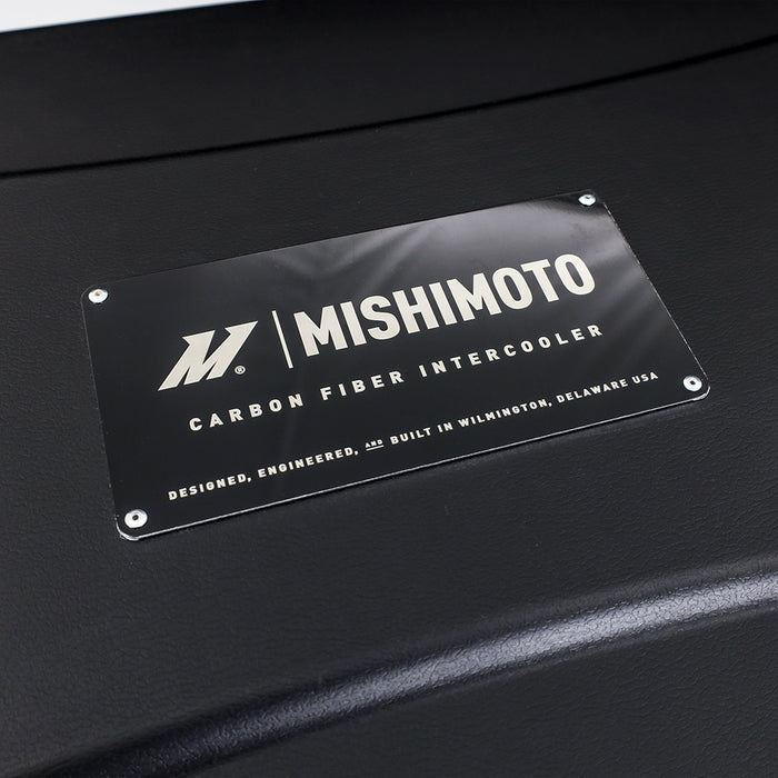 Mishimoto MMINT-UCF-M4B-S-BK MMINT-UCF, Matte Tanks, 450mm Black Core, Straight, Black Anodized V-Band - Truck Part Superstore