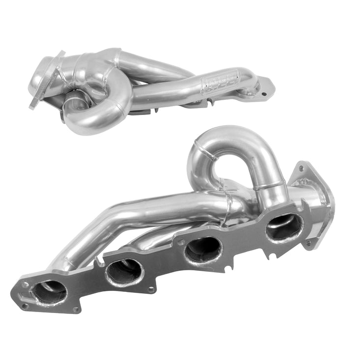 BBK Performance Parts 40150 2019-2023 DODGE RAM TRUCK 5.7L 1-3/4 SHORTY HEADERS (POLISHED SILVER CERAMIC) - Truck Part Superstore