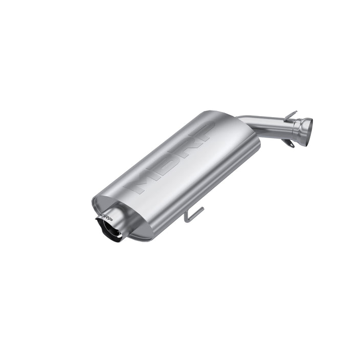 MBRP Exhaust AT-9534SP Oval Slip-On Sport Muffler. Utilizes Stock Spark Arrestor. - Truck Part Superstore