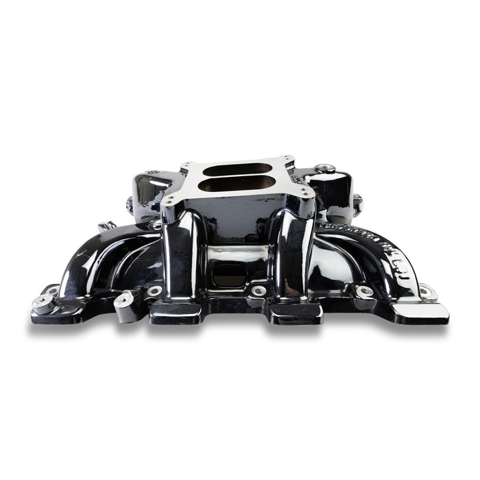 Edelbrock 71187-BP Performer RPM Small Block Chevy LS1 Intake Manifold Only, Black Plasma finish - Truck Part Superstore