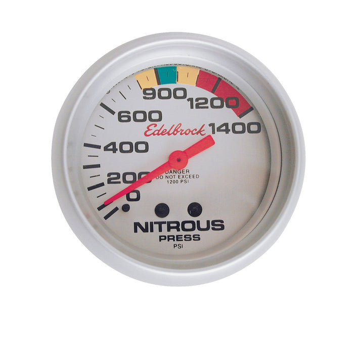 Edelbrock 73802 Nitrous Oxide Pressure Gauge - Truck Part Superstore
