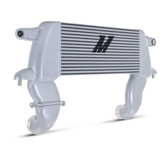 Mishimoto MMINT-BR23-21HKSLBK High-mount Intercooler Kit, 2021+ Ford Bronco 2.3L, Silver Core, Black Pipes - Truck Part Superstore