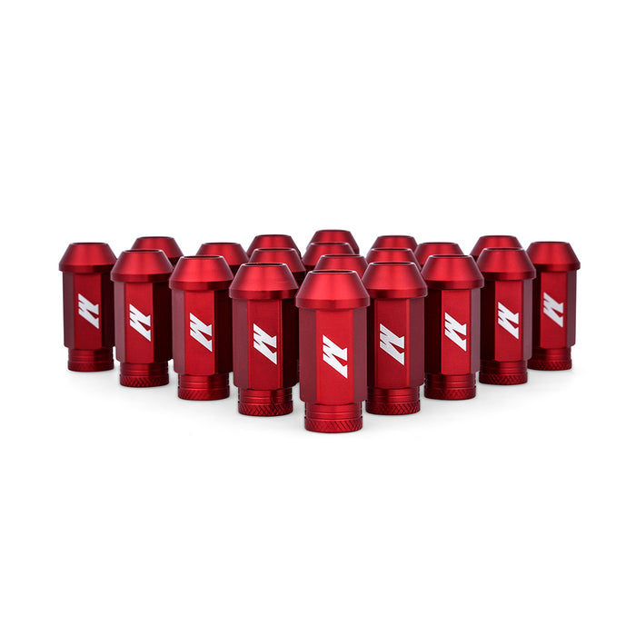 Mishimoto MMLG-1220-23LRD Mishimoto Aluminum Locking Lug Nuts 1/2 X 20, 23pc Set, Red - Truck Part Superstore