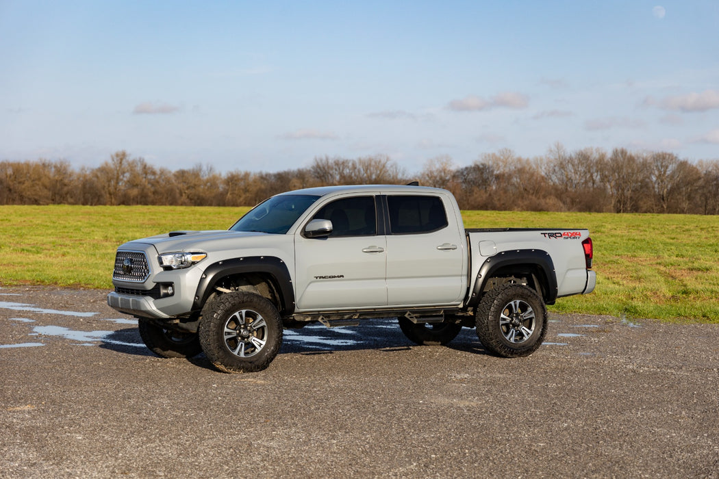 Rough Country F-T11621A Pocket Fender Flares - Toyota Tacoma 2WD/4WD (2016-2023) - Truck Part Superstore