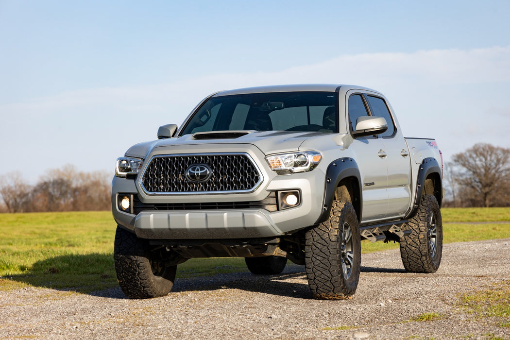 Rough Country F-T11621A Pocket Fender Flares - Toyota Tacoma 2WD/4WD (2016-2023) - Truck Part Superstore