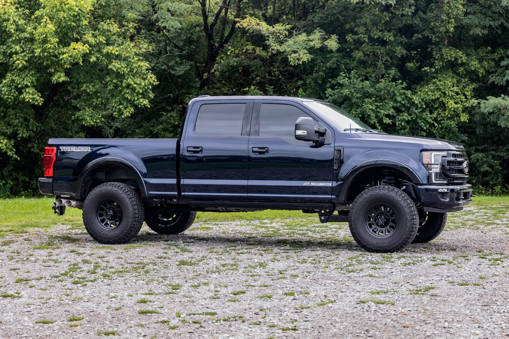 Rough Country A-G11611 Defender Pocket Fender Flares Flat Black GMC Sierra 1500 (14-18)/Sierra 2500 (15-19) Rough Country - Truck Part Superstore