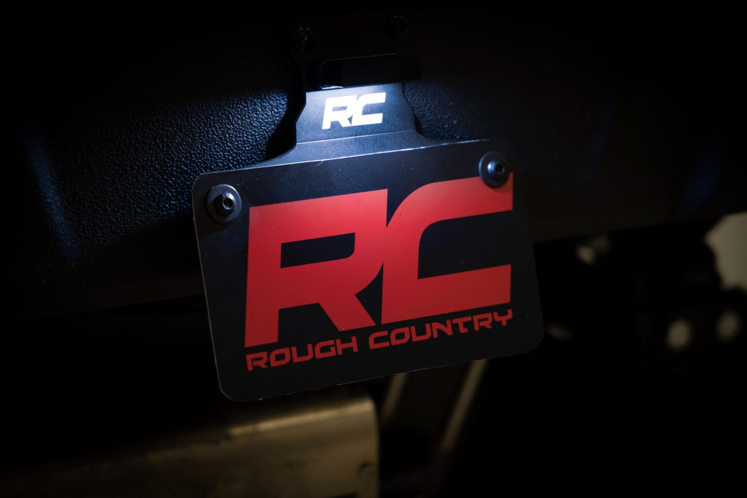Rough Country 99058 Universal License Plate Bracket - LED Lighted - Truck Part Superstore