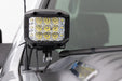 Rough Country 71059 LED Light - Ditch Mount - 2" Black Pair - Flood - Chevy 1500 (2007-2013) - Truck Part Superstore