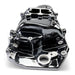 Edelbrock 2161-BP Performer 2-O Manifold for 1965-90 B/B Chevy Oval Port Heads, Black Plasma - Truck Part Superstore