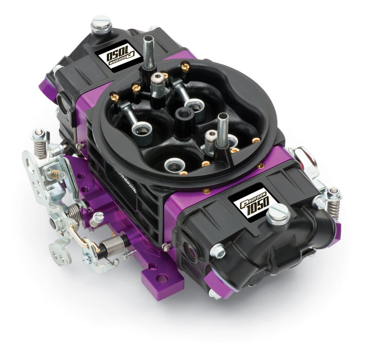 ProForm 67305 Black Race Series Carburetor 1050 CFM Mechanical Secondary Black/ Purple Proform - Truck Part Superstore