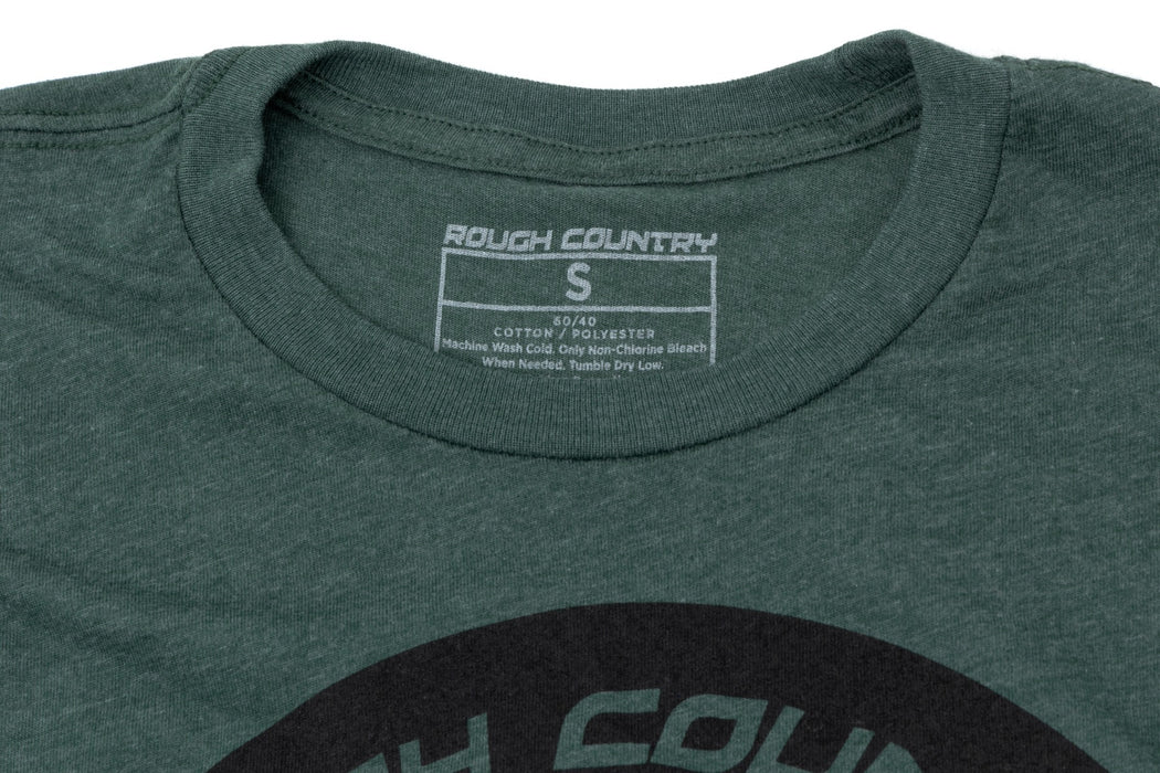 Rough Country 84094SM Rough Country T-Shirt - RC Mountains - Forest Green - SM - Truck Part Superstore