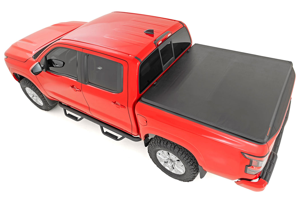 Rough Country RC44805522 Bed Cover - Tri Fold - Soft - 5' Bed - Nissan Frontier (22-23) - Truck Part Superstore