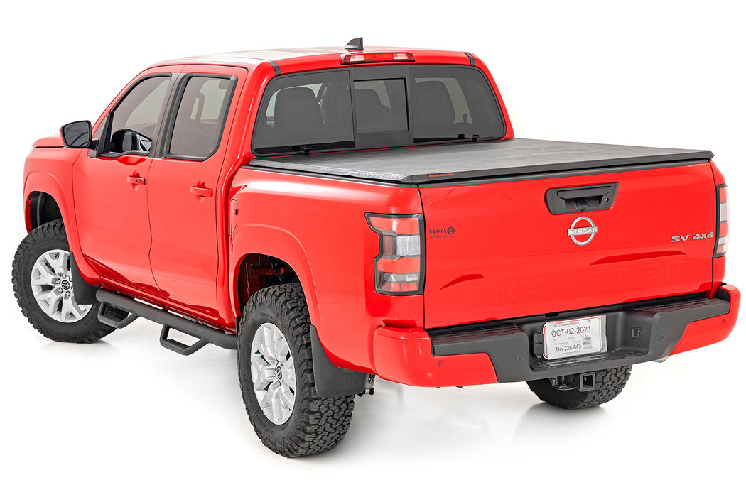 Rough Country RC44805522 Bed Cover - Tri Fold - Soft - 5' Bed - Nissan Frontier (22-23) - Truck Part Superstore