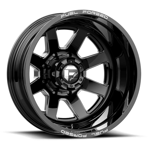 Fuel Mono DE0920829235 D09 20X8.25 8X200 MT-BLK-MIL -202MM - Truck Part Superstore