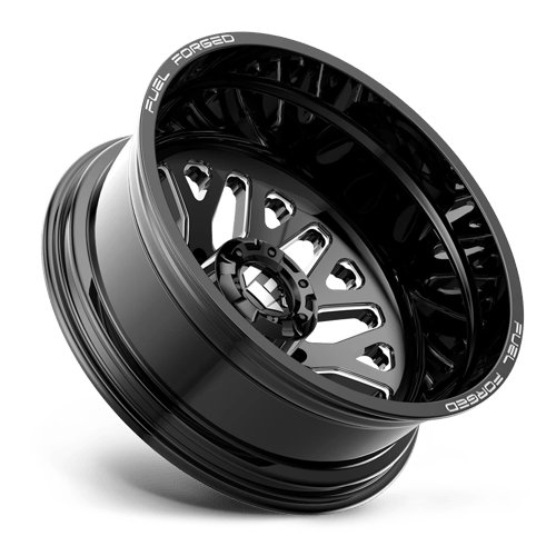Fuel Mono DE192282A935 D19 22X8.25 10X225 GL-BLK-MIL -202MM - Truck Part Superstore
