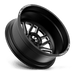 Fuel Mono DE6620829235 D66 20X8.25 8X200 MT-BLK-MIL -202MM - Truck Part Superstore