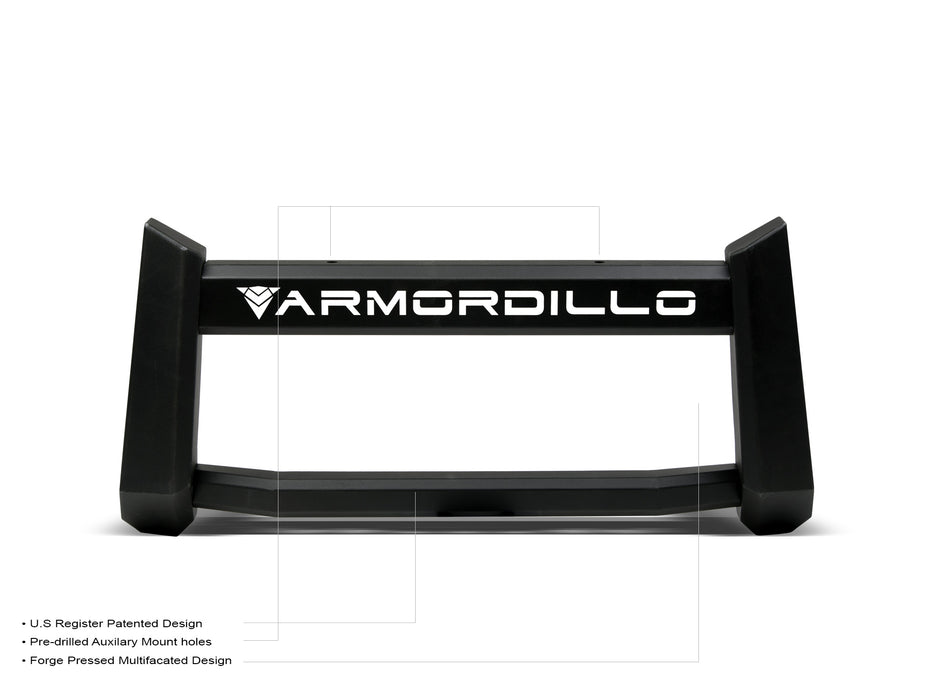 Armordillo USA 8714157 2019-2022 GMC Sierra 1500 BR1 Bull Bar - Matte Black - Truck Part Superstore