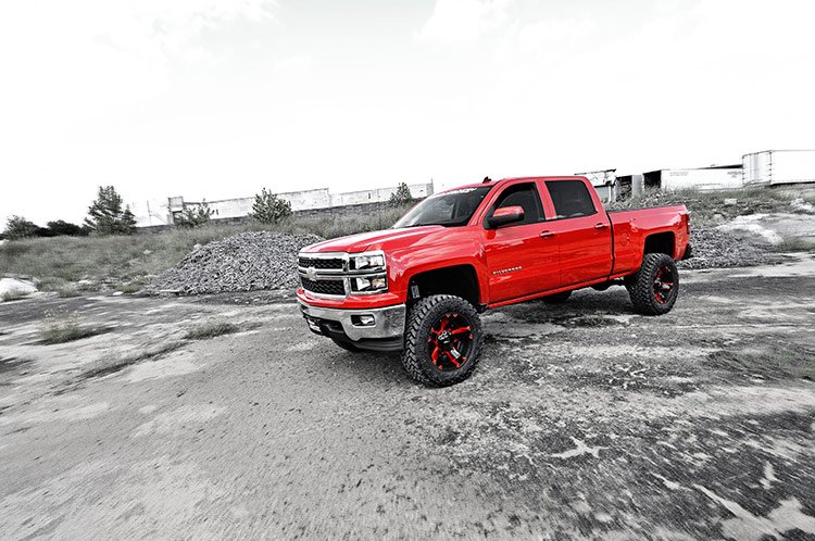 Rough Country 29840 7 Inch Lift Kit - Bracket - M1 Struts/M1 - Chevy/GMC 1500 (14-16) - Truck Part Superstore