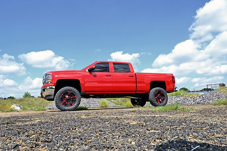 Rough Country 29840 7 Inch Lift Kit - Bracket - M1 Struts/M1 - Chevy/GMC 1500 (14-16) - Truck Part Superstore
