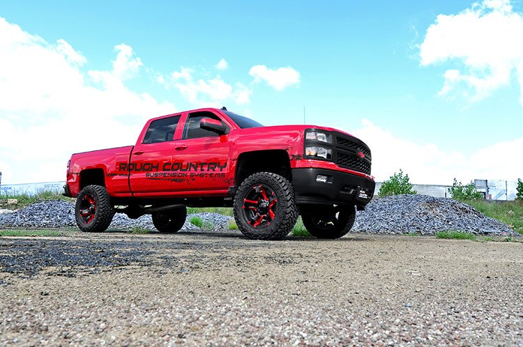 Rough Country 29840 7 Inch Lift Kit - Bracket - M1 Struts/M1 - Chevy/GMC 1500 (14-16) - Truck Part Superstore