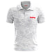 Holley 10435-LGHOL Holley Logo Polo Shirt; Large; Sublimated Arctic White Camo; - Truck Part Superstore