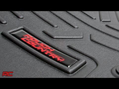 Rough Country M-51102 Floor Mats Front and Rear Ford Maverick 2.0L EcoBoost 4WD (22-23) Rough Country - Truck Part Superstore